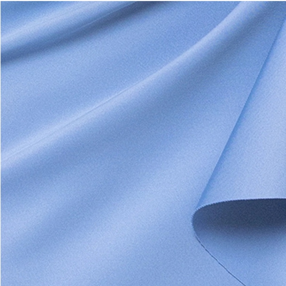 Xscape Off-Shoulder Light Blue Ruffled Maxi Dress - Picture 5 of 9